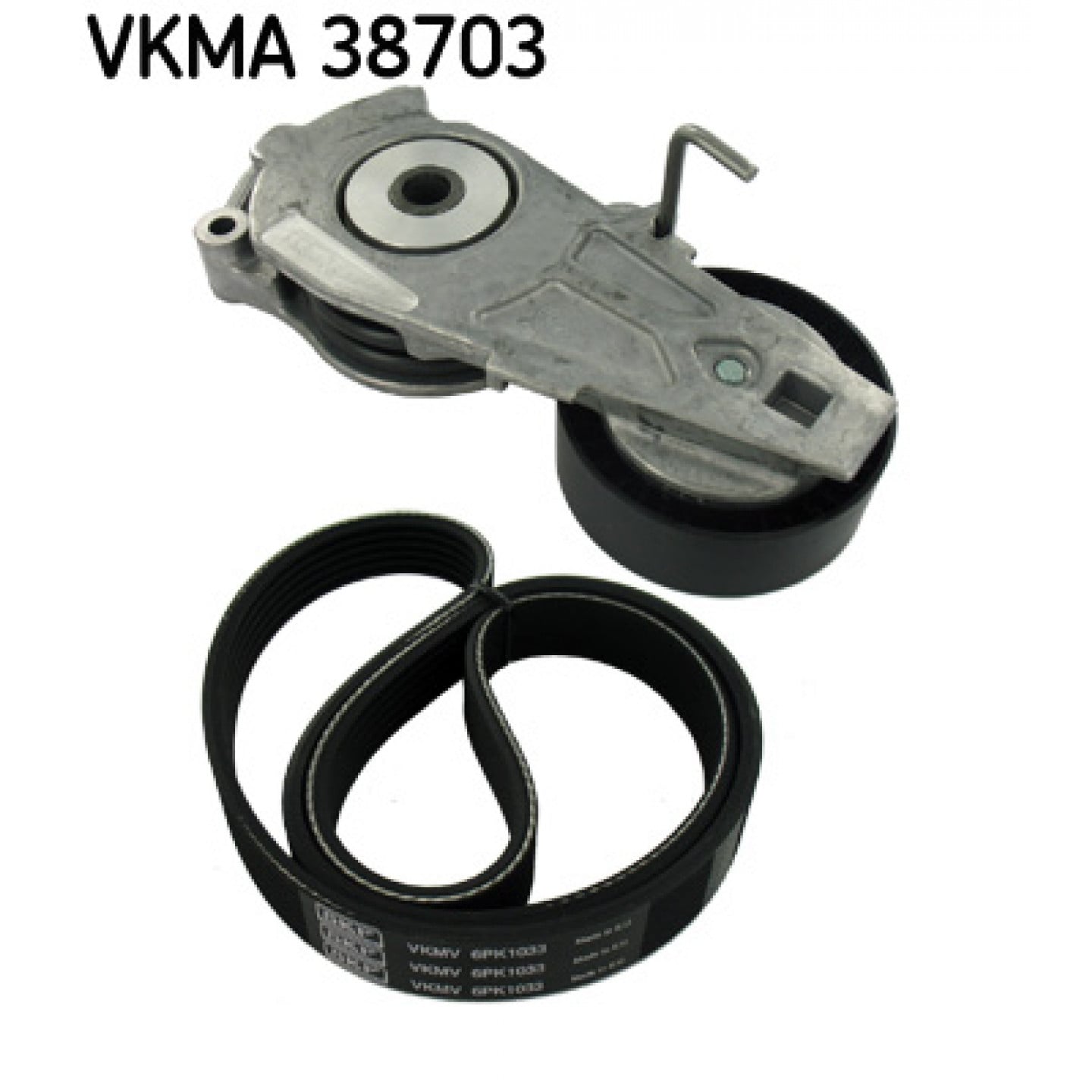 Sada žebrovaných klínových řemenů SKF VKMA 38703