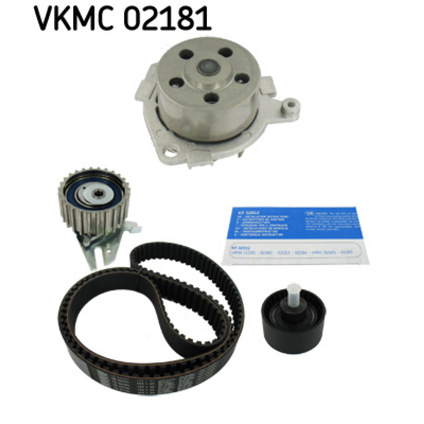 Vodní čerpadlo a sada rozvodového řemene SKF VKMC 02181