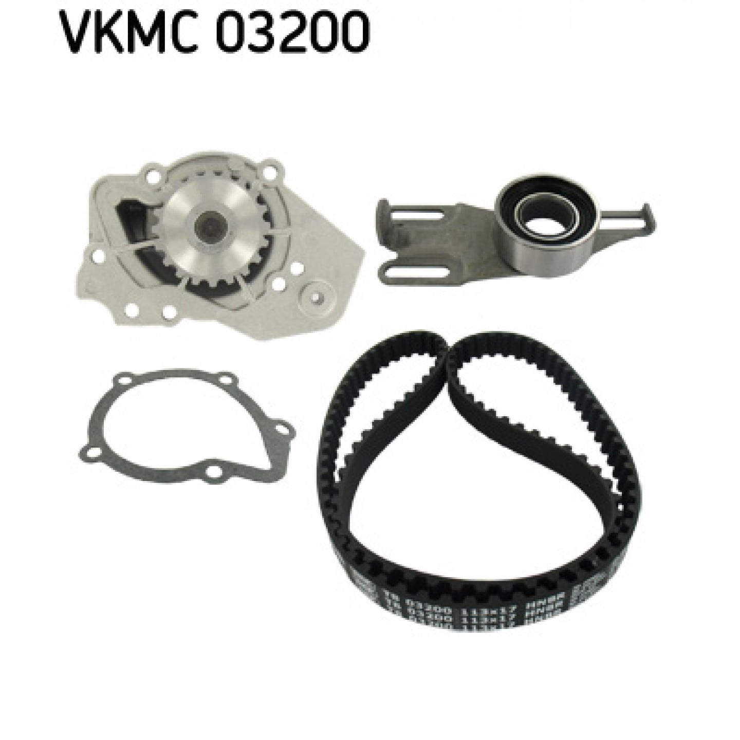 Vodní čerpadlo a sada rozvodového řemene SKF VKMC 03200