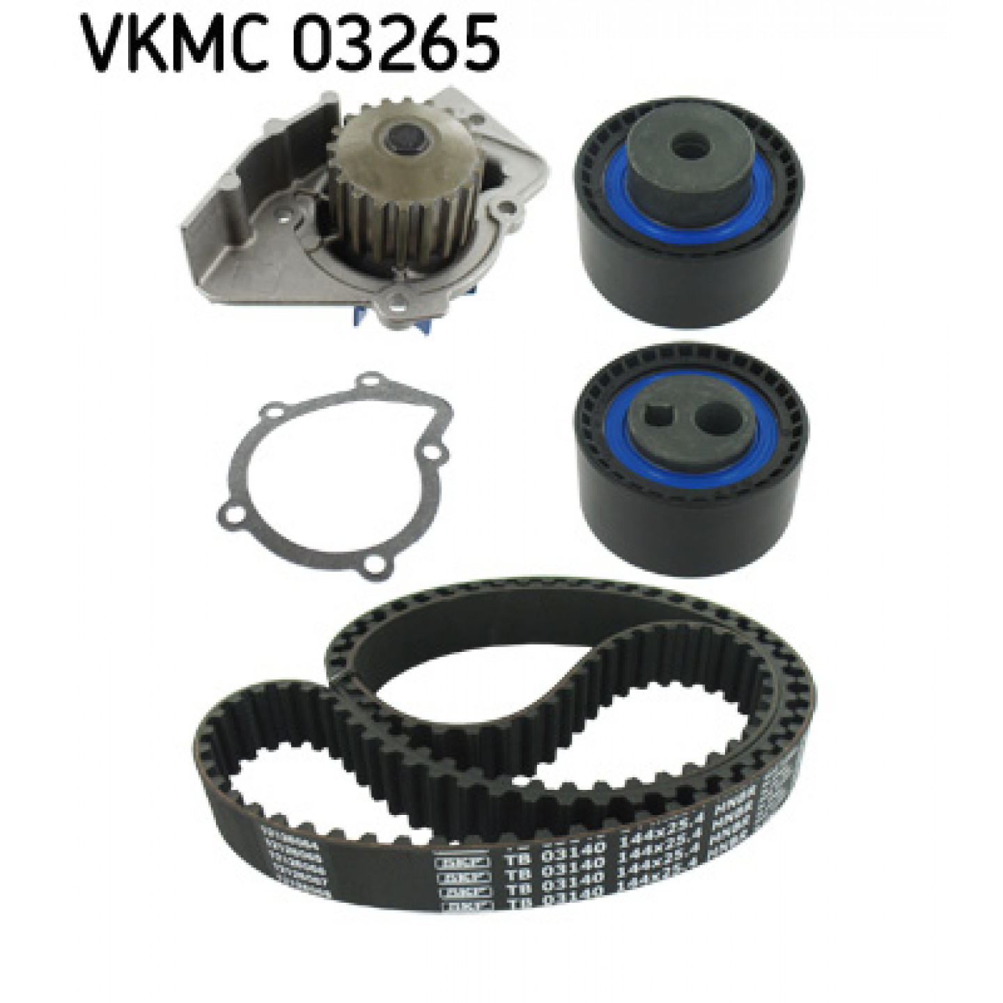 Vodní čerpadlo a sada rozvodového řemene SKF VKMC 03265