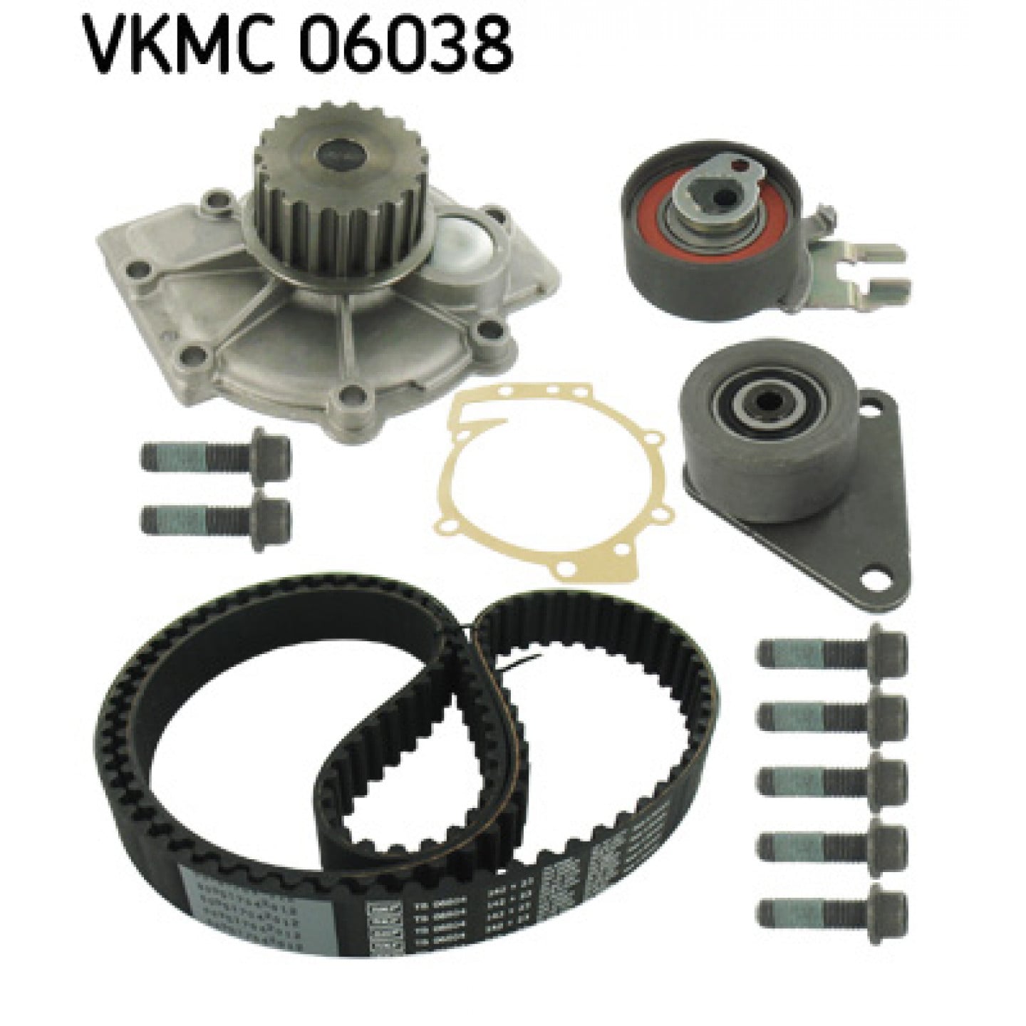 Vodní čerpadlo a sada rozvodového řemene SKF VKMC 06038