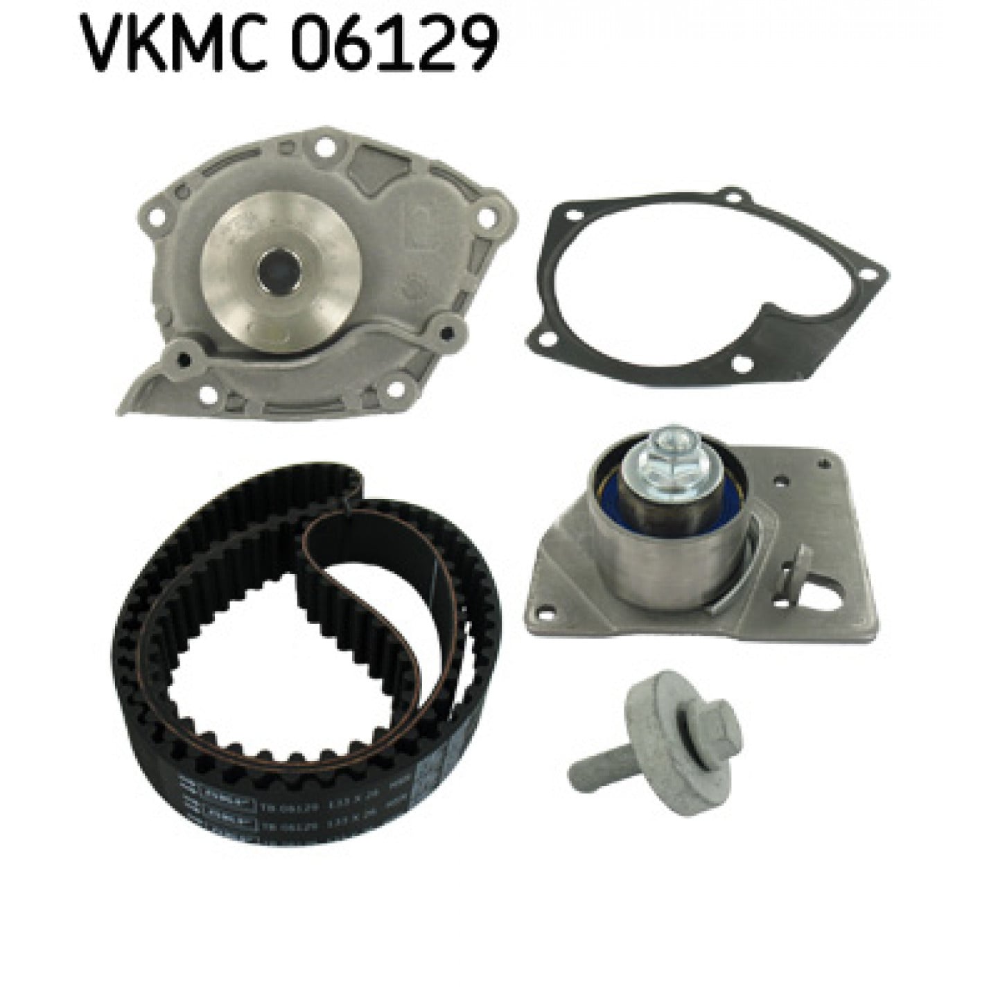 Vodní čerpadlo a sada rozvodového řemene SKF VKMC 06129