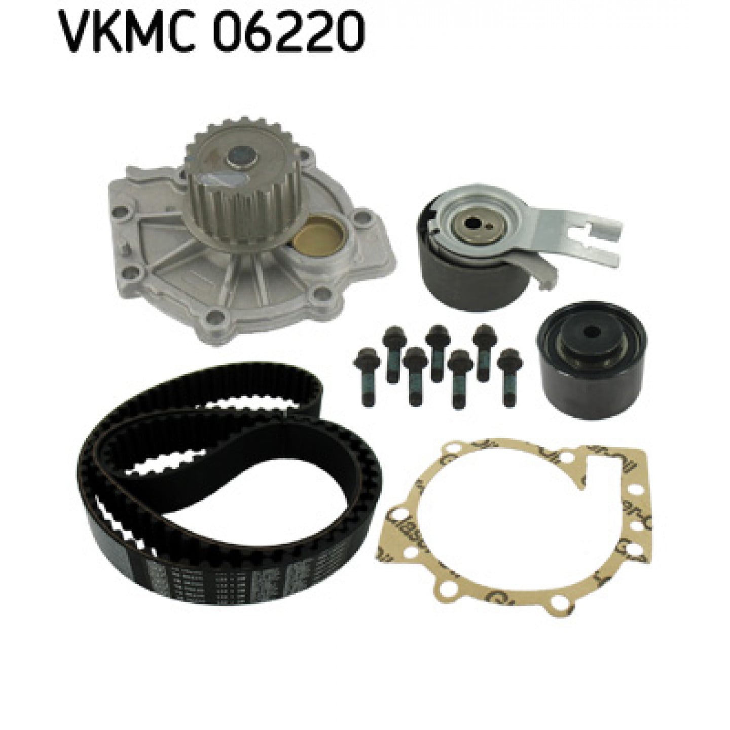 Vodní čerpadlo a sada rozvodového řemene SKF VKMC 06220