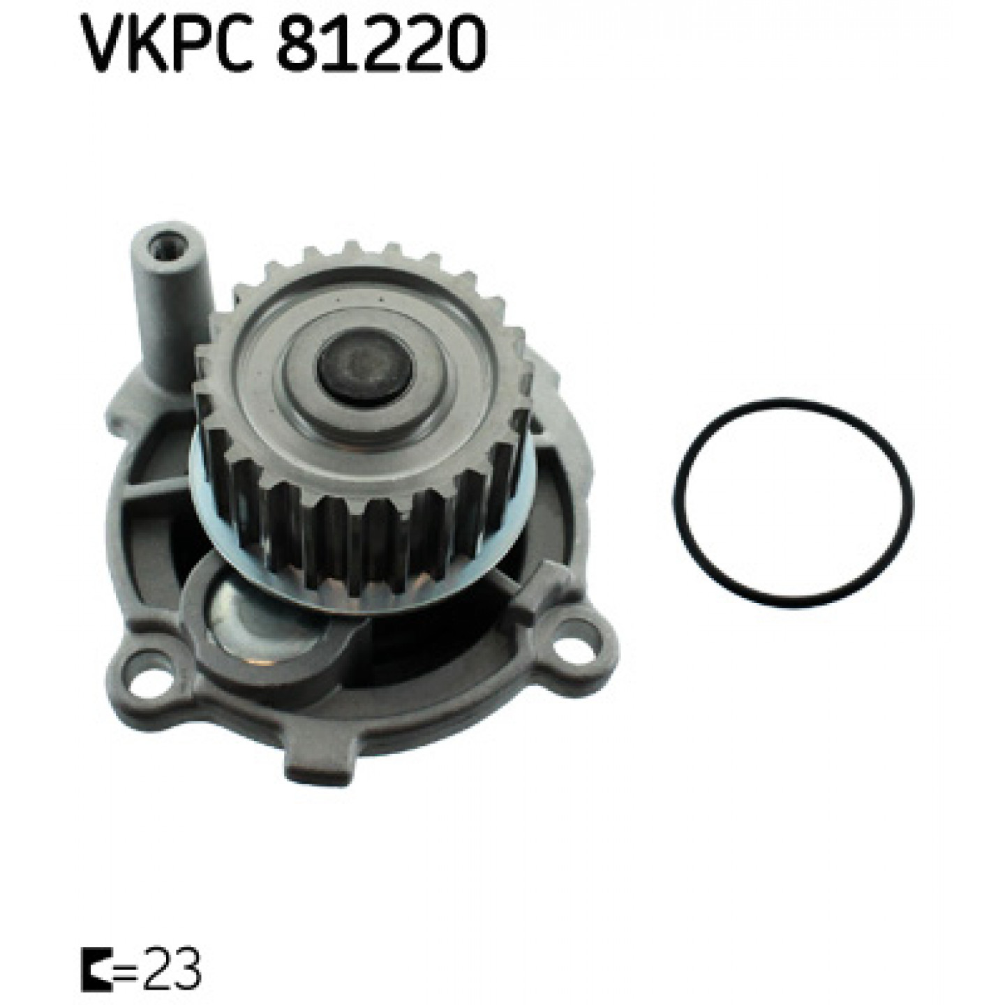 SKF VKPC 81310 Pompa Acqua – Ricambio Auto Di Qualità OE Per Sistema Di Raffreddamento