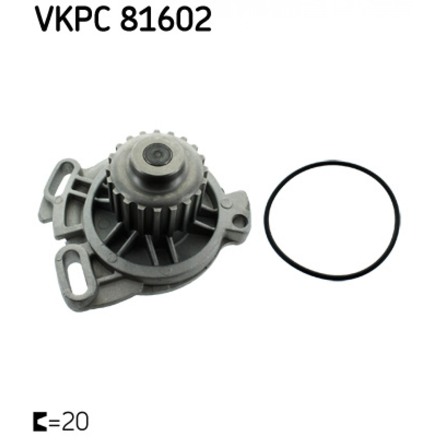 Vandpumpe SKF VKPC 81602