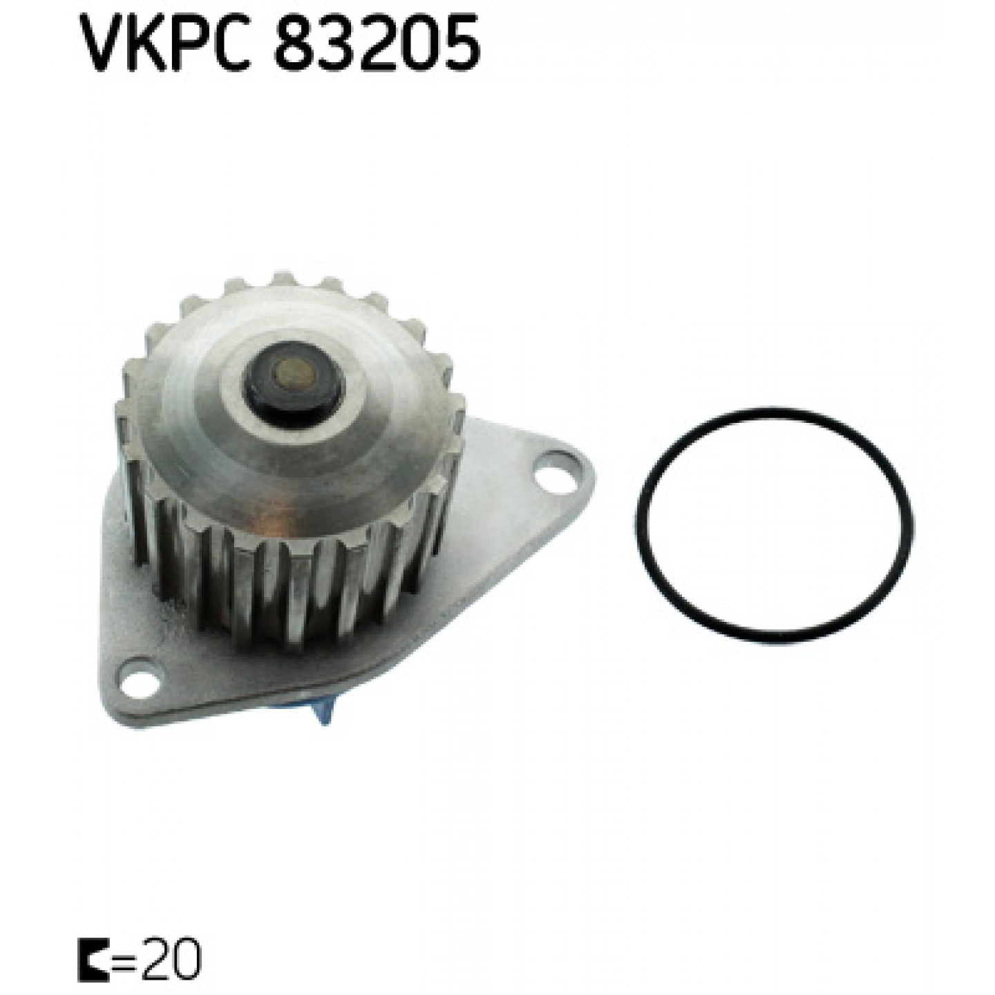 Wasserpumpe SKF VKPC 83205