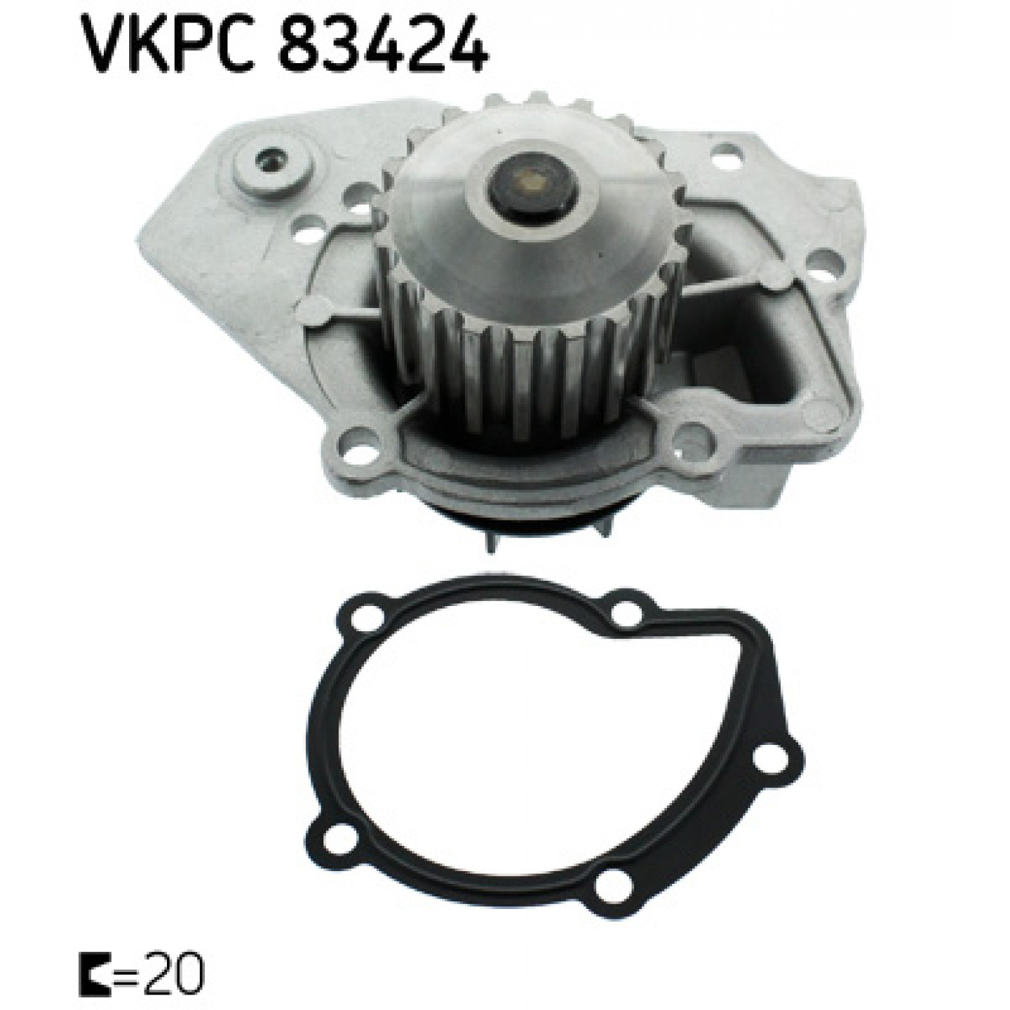 Wasserpumpe SKF VKPC 83424