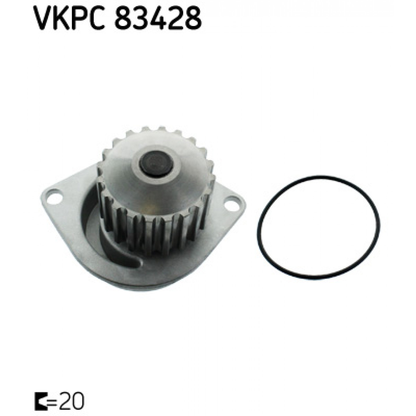 メイ Water Pump SKF VKPC 83428 - Trodo.com