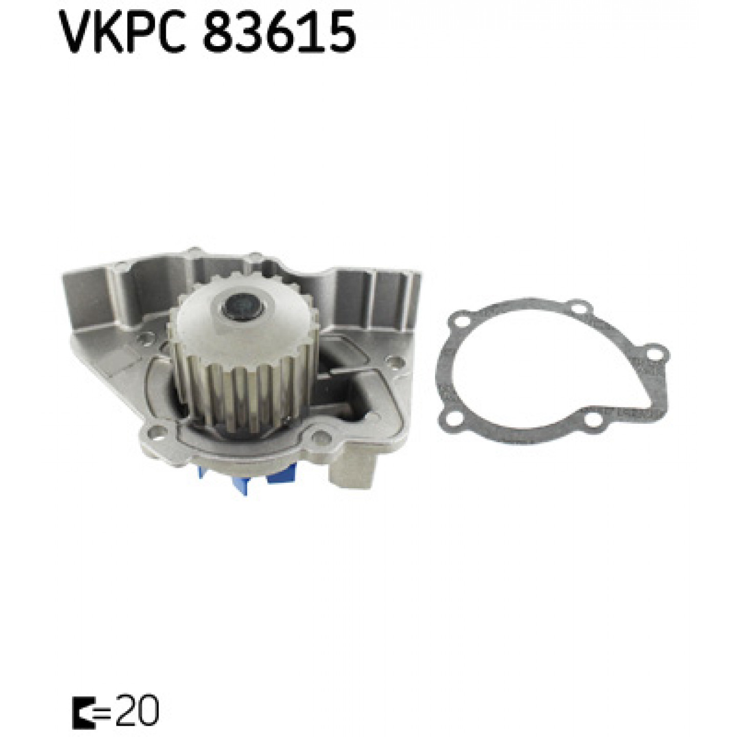 Wasserpumpe SKF VKPC 83615