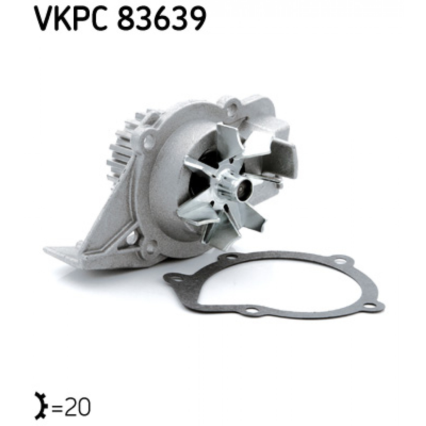 Wasserpumpe SKF VKPC 83639