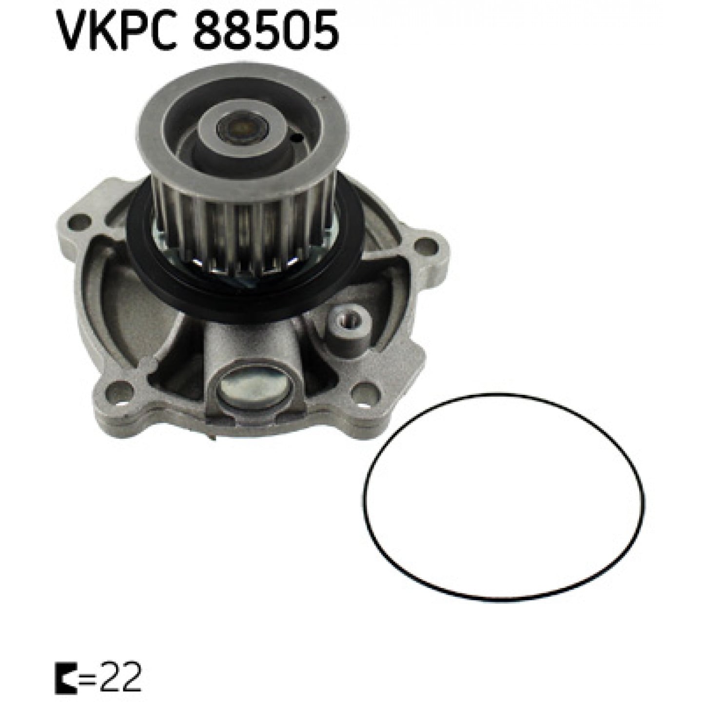 Vandpumpe SKF VKPC 88505