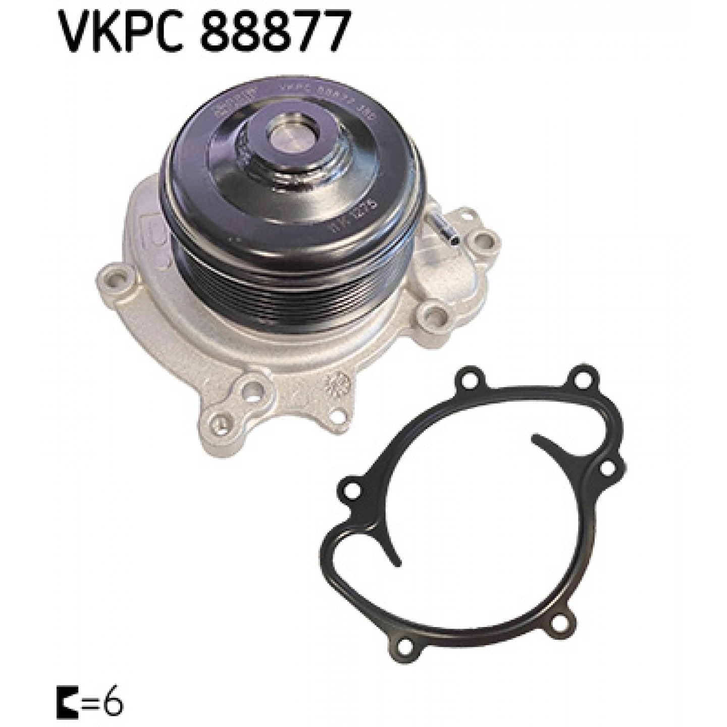 Waterpomp, motorkoeling SKF VKPC 88877