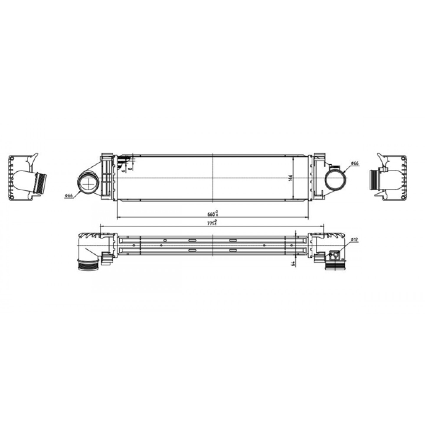 Intercooler HART 612 088