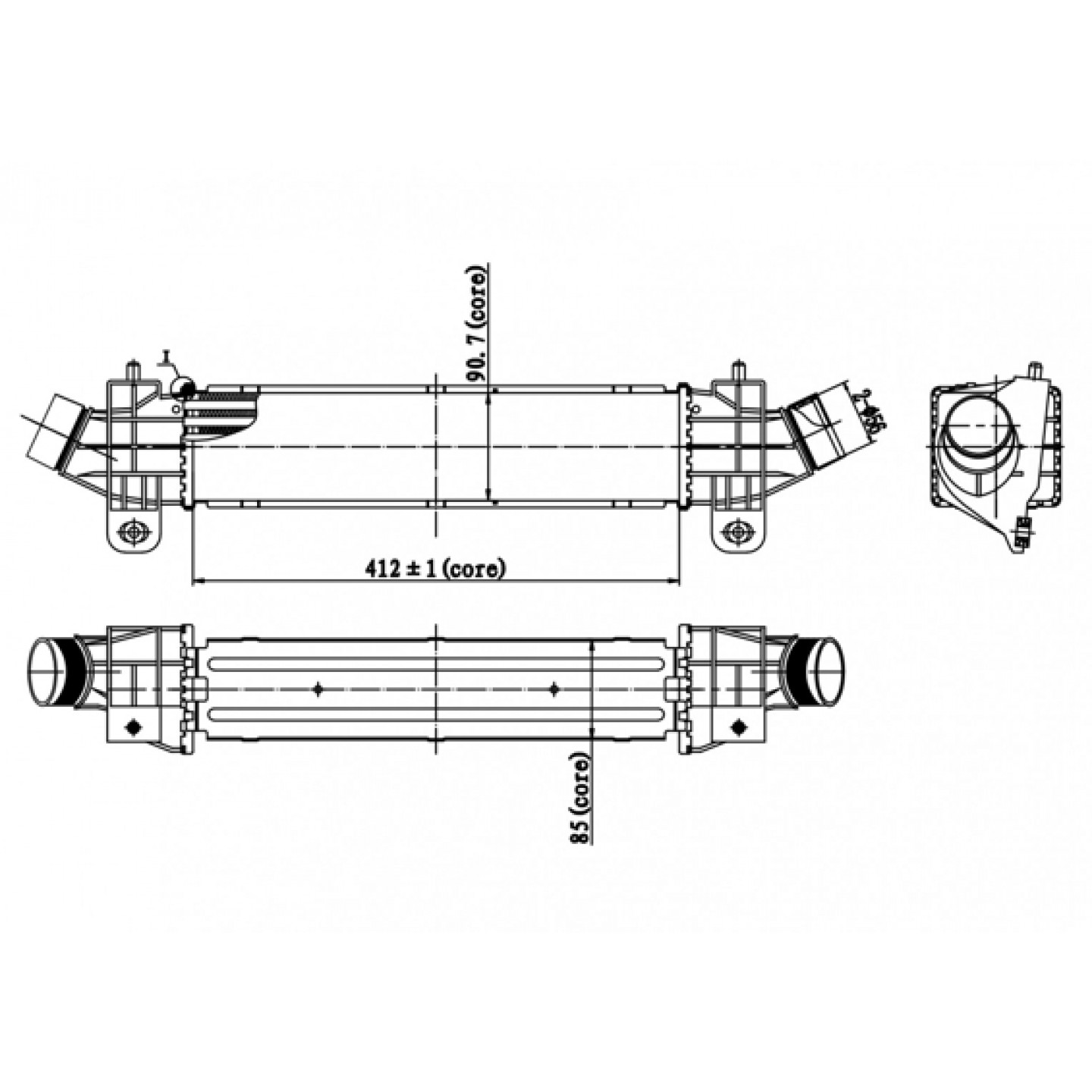 Intercooler HART 607 883