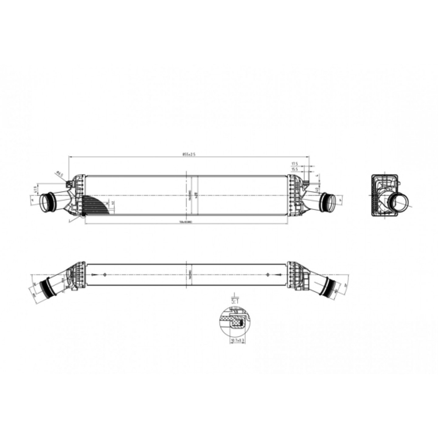 Intercooler HART 612 518