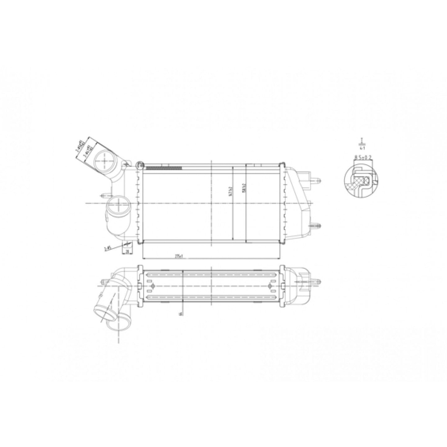 Intercooler HART 612 526