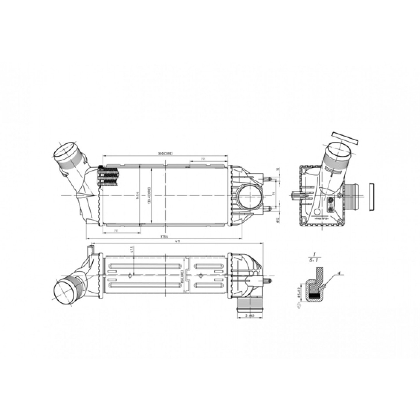 Intercooler HART 614 016