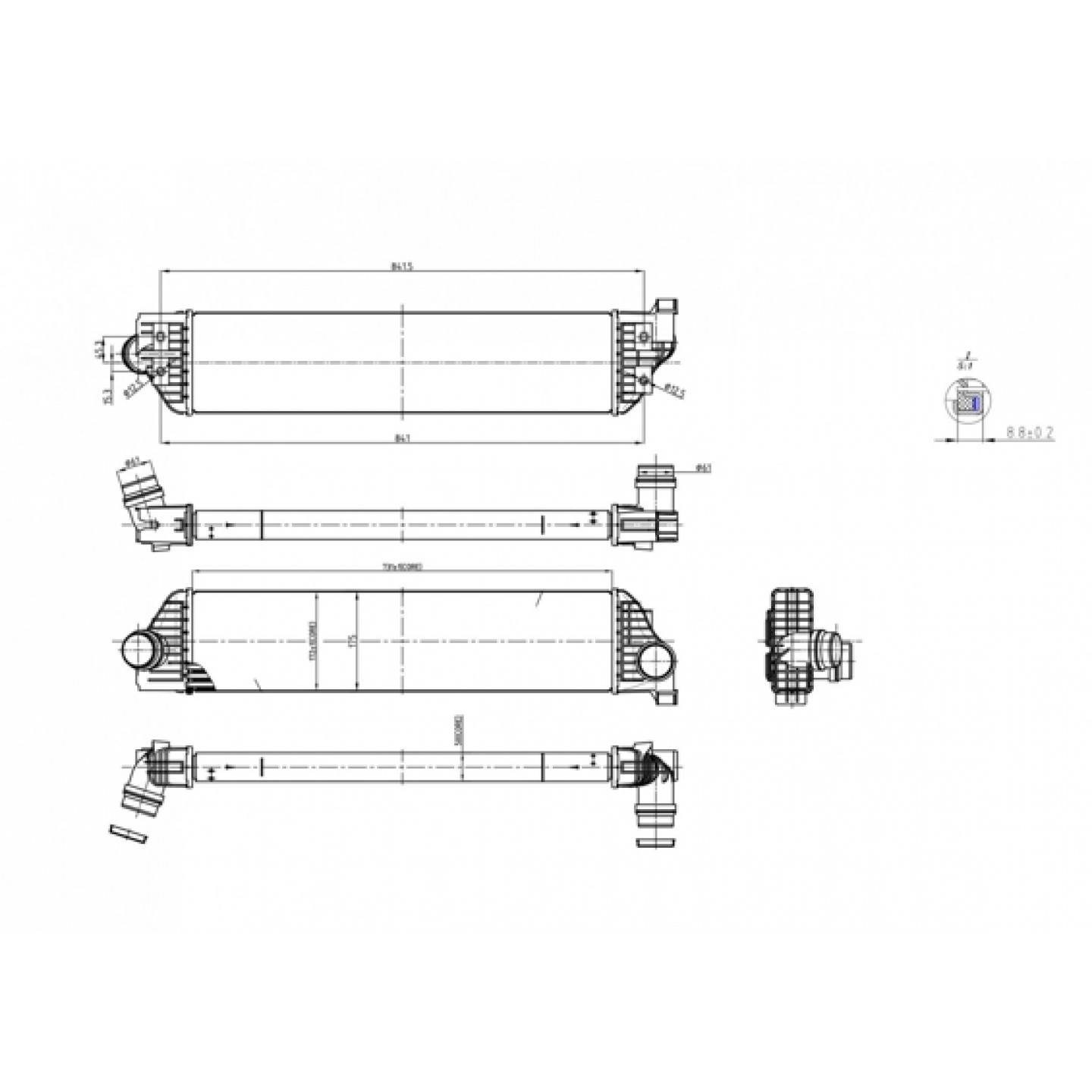 Intercooler HART 618 138