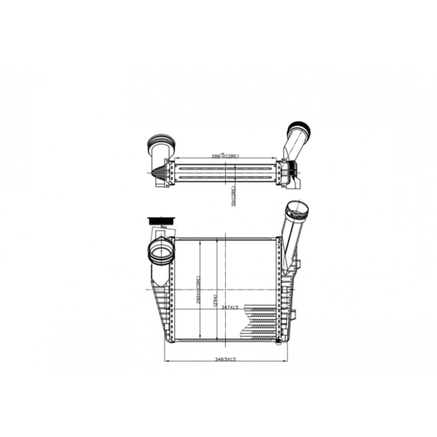 Intercooler HART 621 375