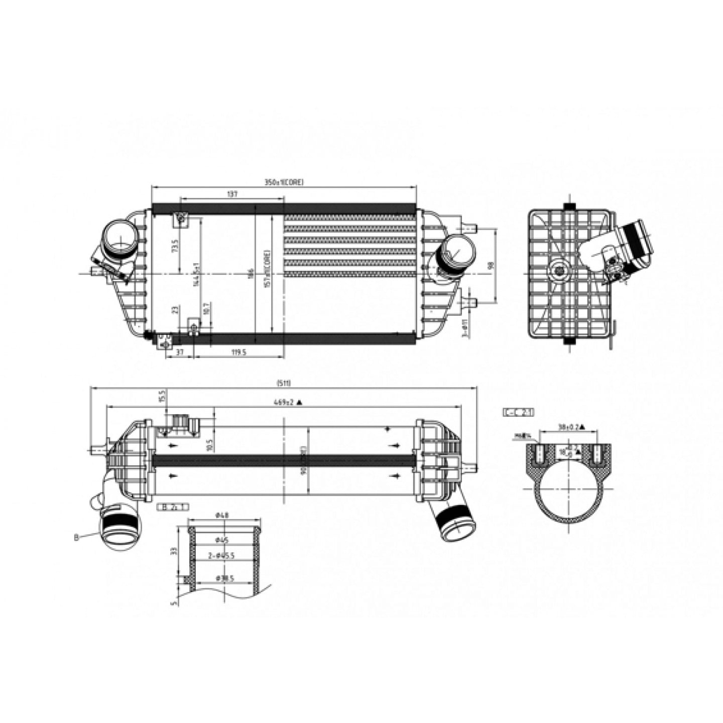 Intercooler HART 637 069