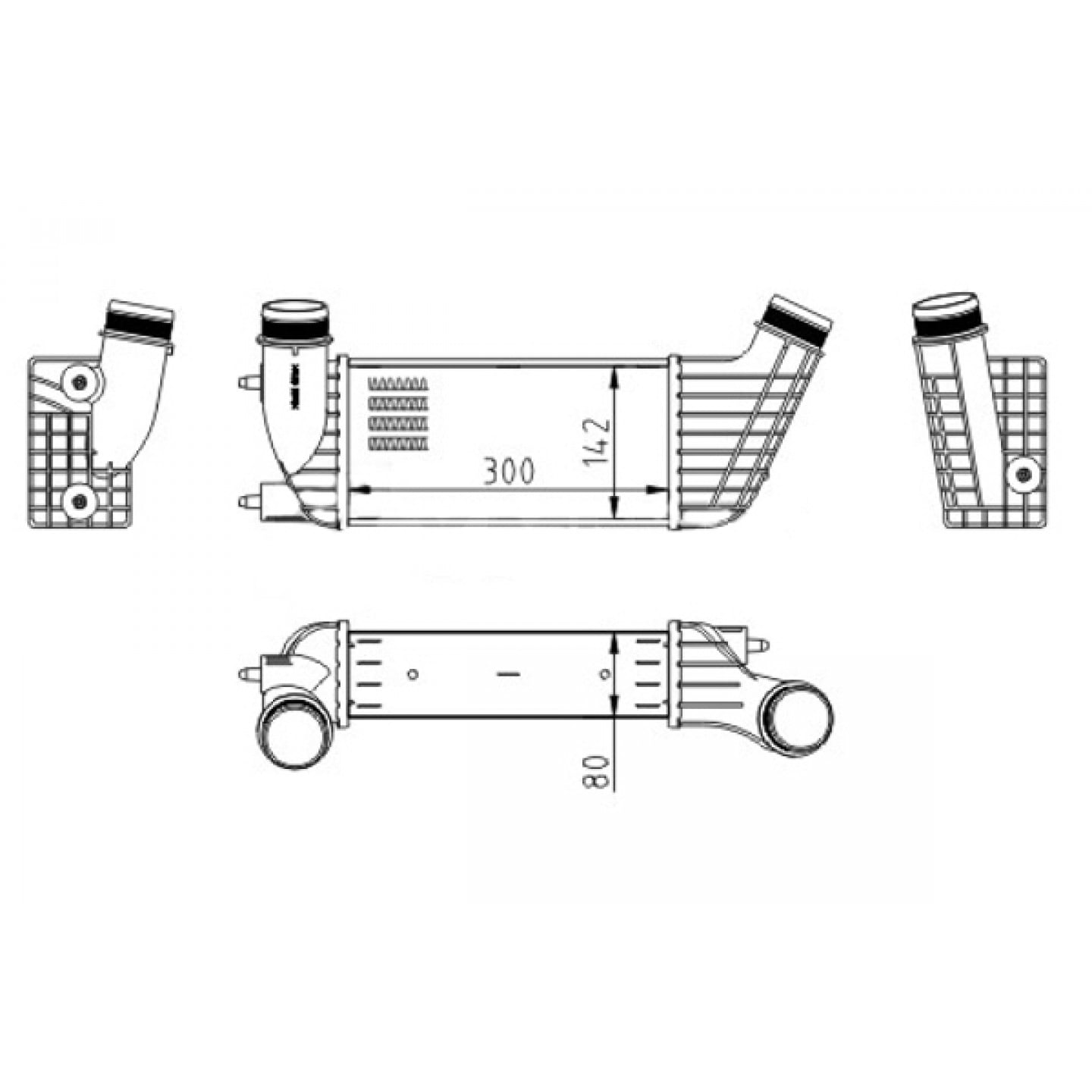 Intercooler HART 612 522