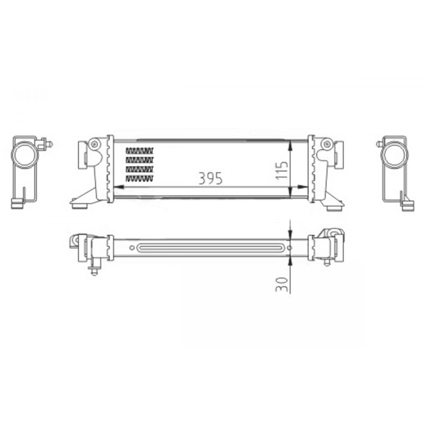 Intercooler HART 612 556