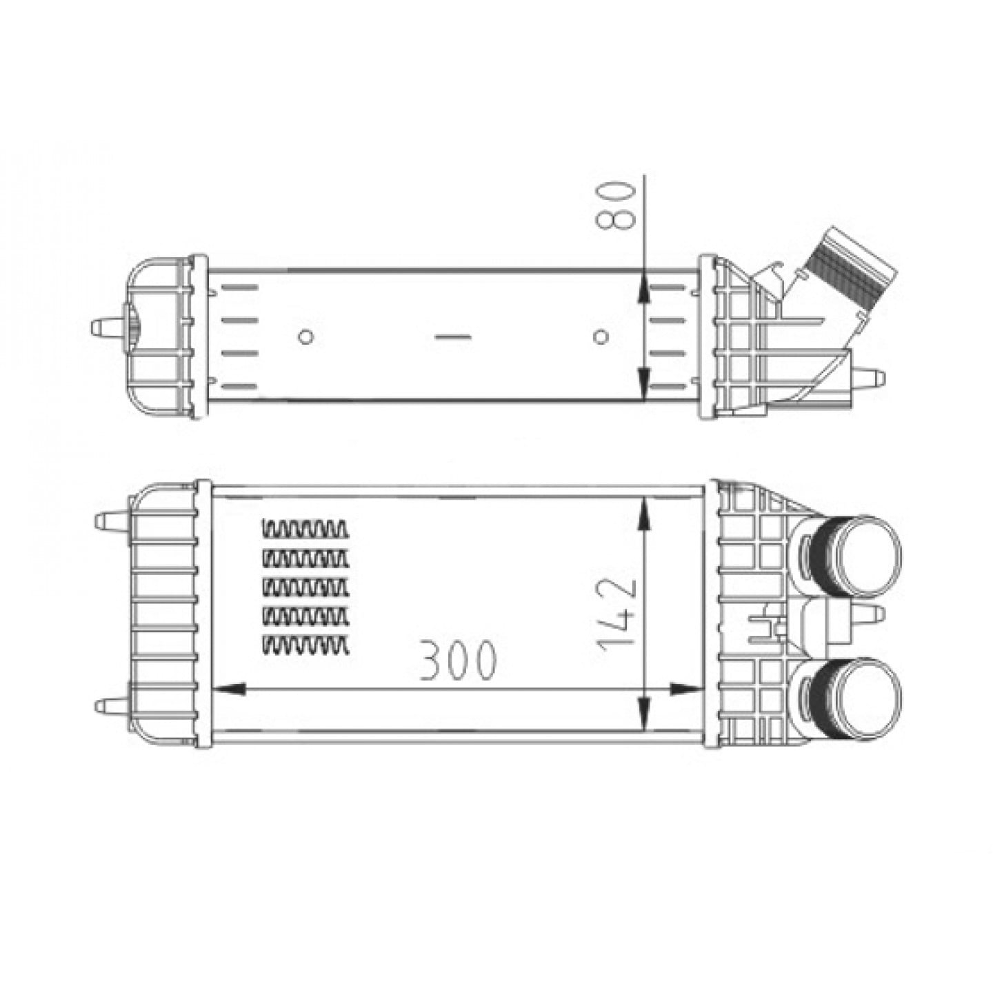 Intercooler HART 614 080