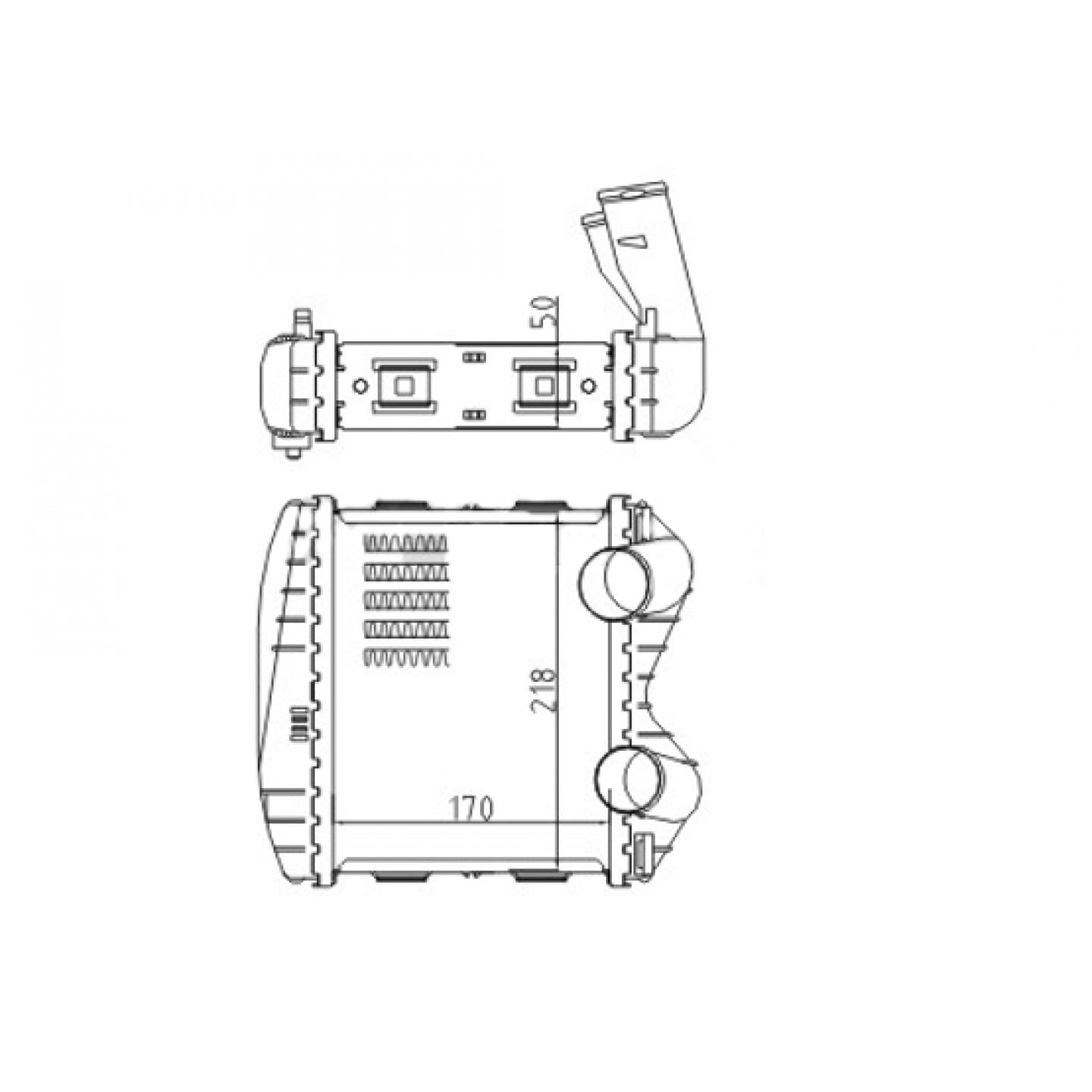 Intercooler HART 620 809