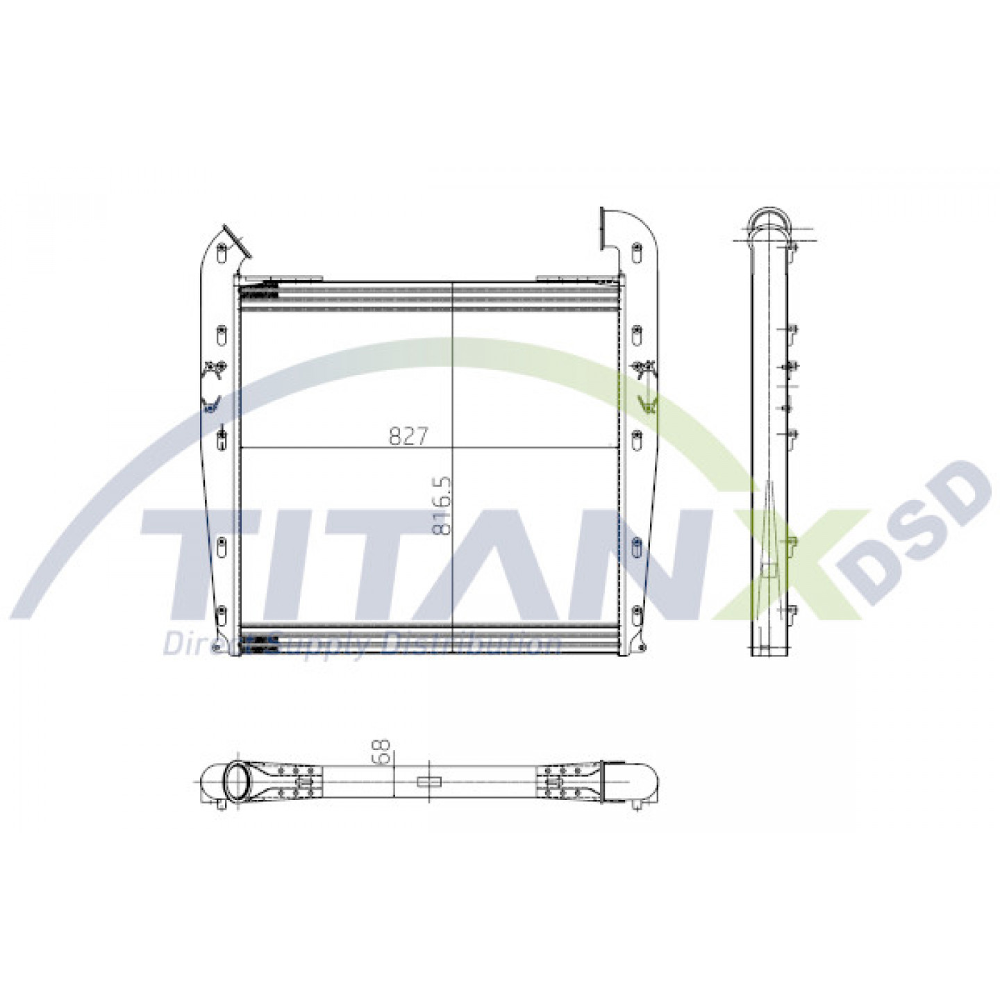 Intercooler TITANX IX149001