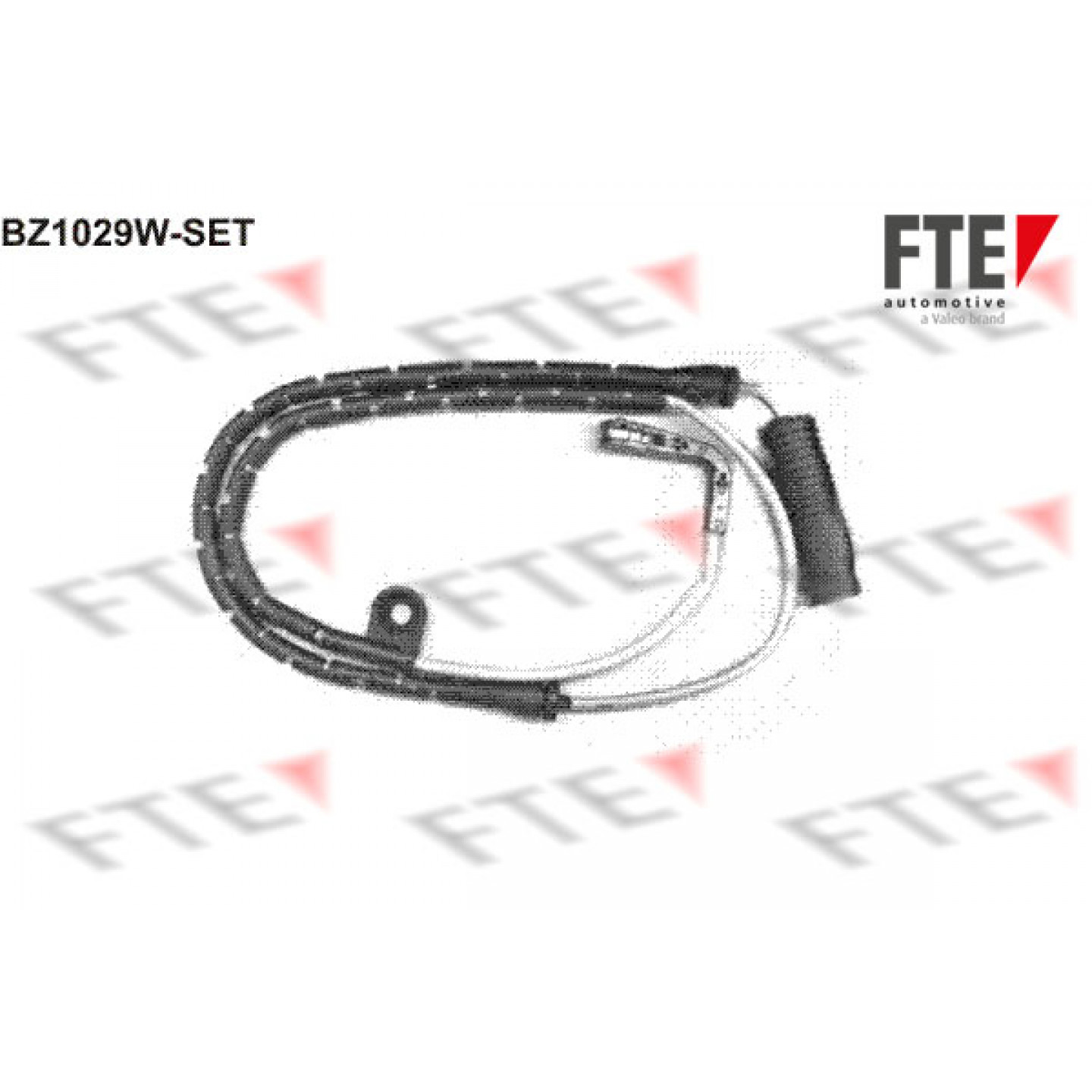 Warnkontakt, Bremsbelagverschleiß FTE BZ1029W-SET