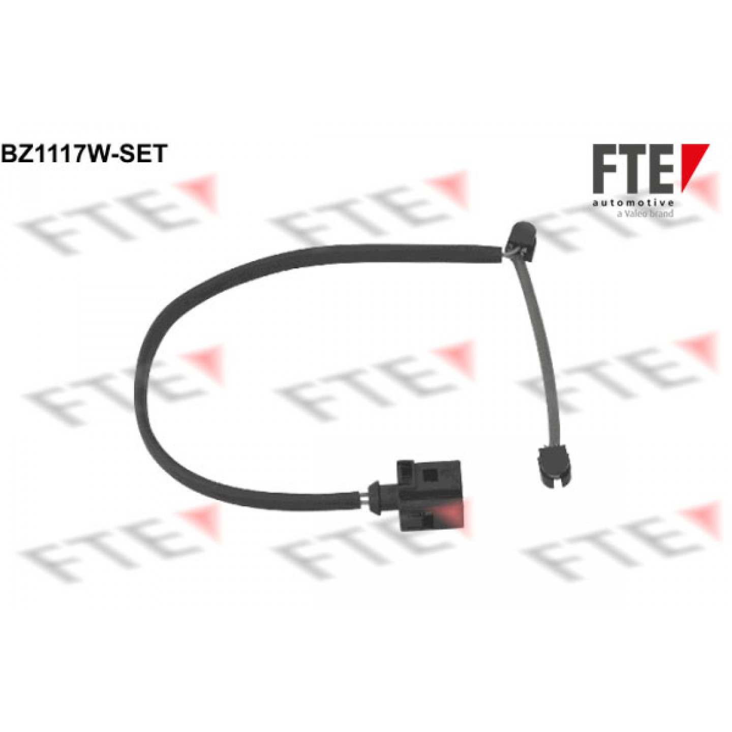 Warnkontakt, Bremsbelagverschleiß FTE BZ1117W-SET