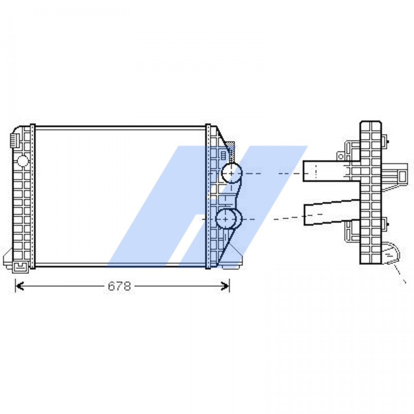 Intercooler HIGHWAY AUTOMOTIVE 20033011