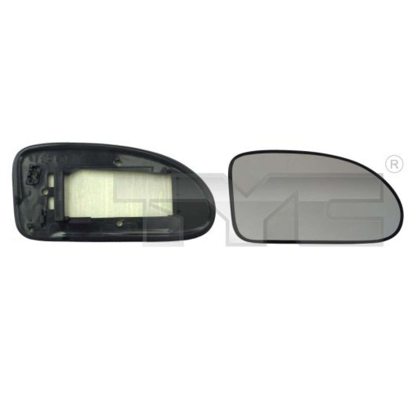 Spiegelglas, Außenspiegel TYC 310-0028-1