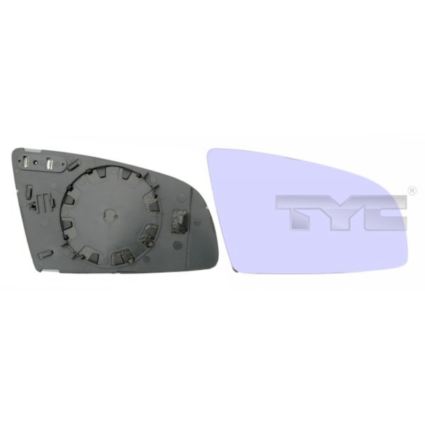 Spejlglas, udvendigt spejl TYC 302-0028-1