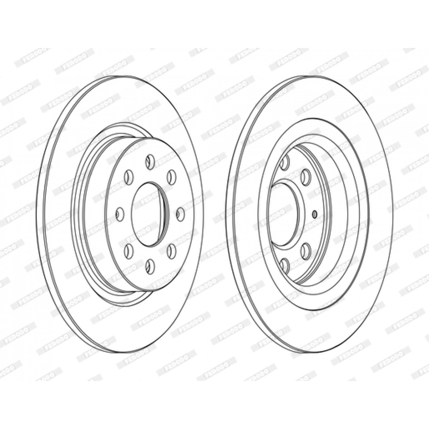 Tarcza hamulcowa FERODO DDF1299C