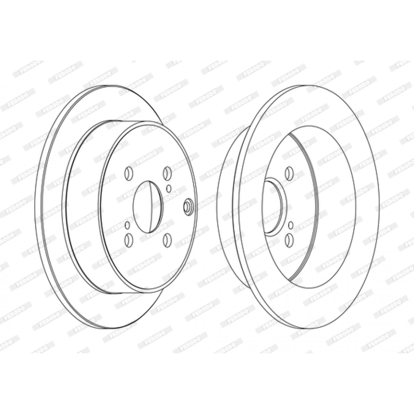 Tarcza hamulcowa FERODO DDF1409C