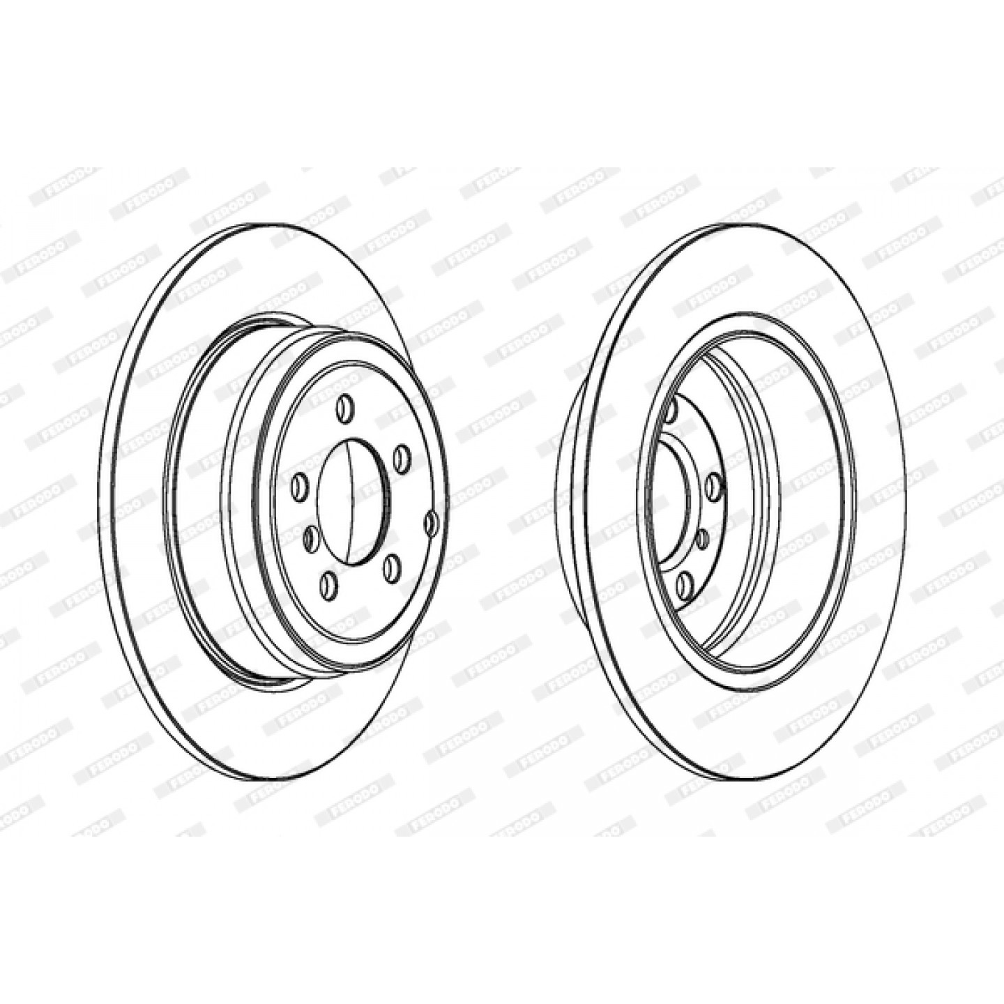 Discofreno FERODO DDF1518C-1