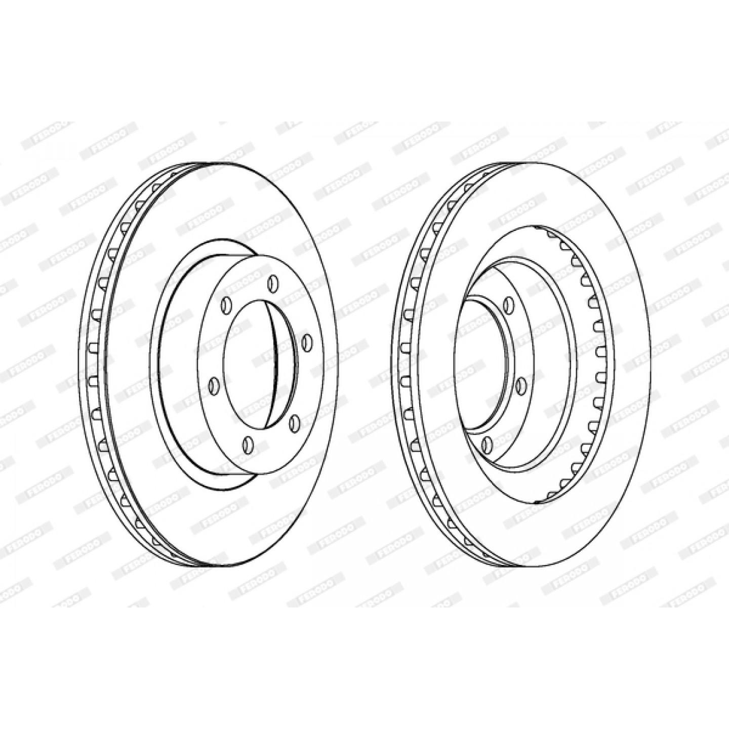 Discofreno FERODO DDF1594C
