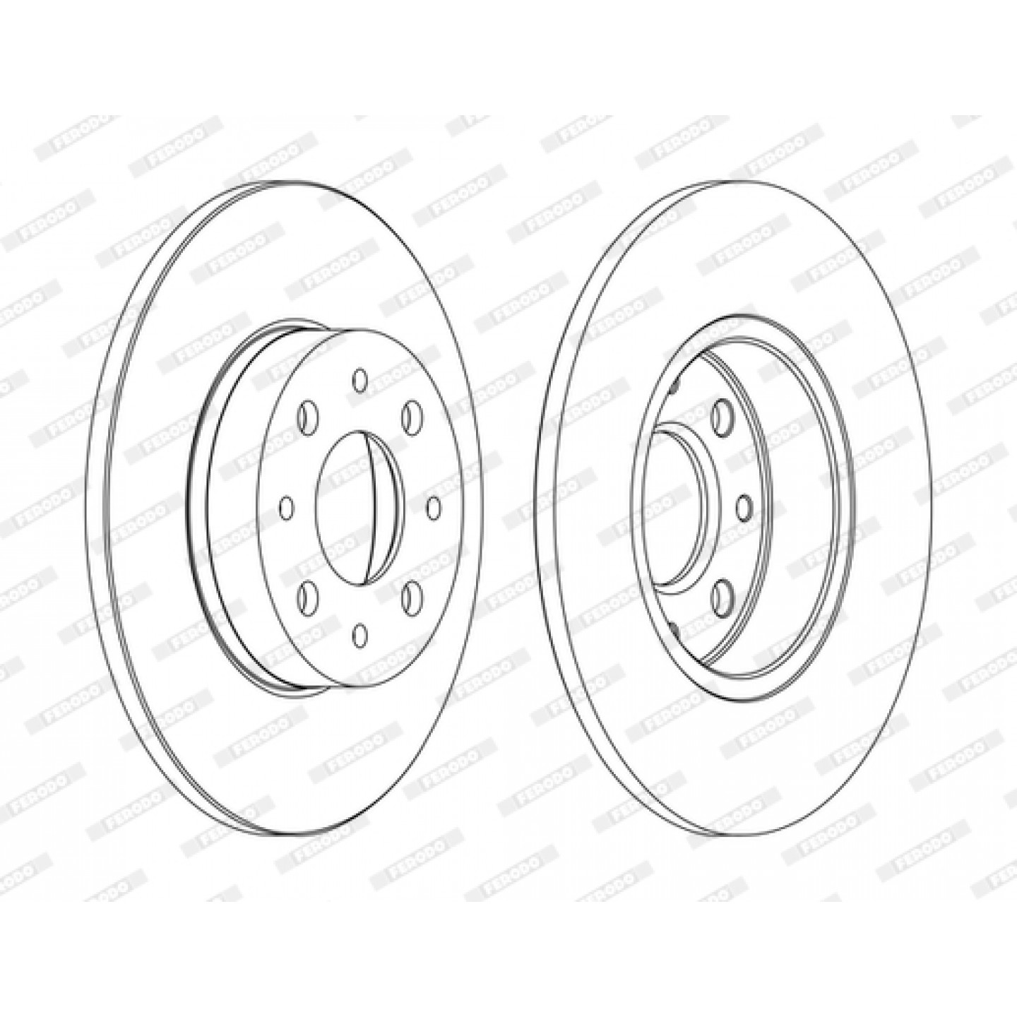 Discofreno FERODO DDF1741C