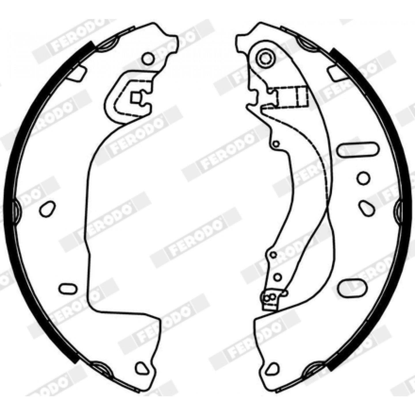 Bremsbackensatz FERODO FSB4333
