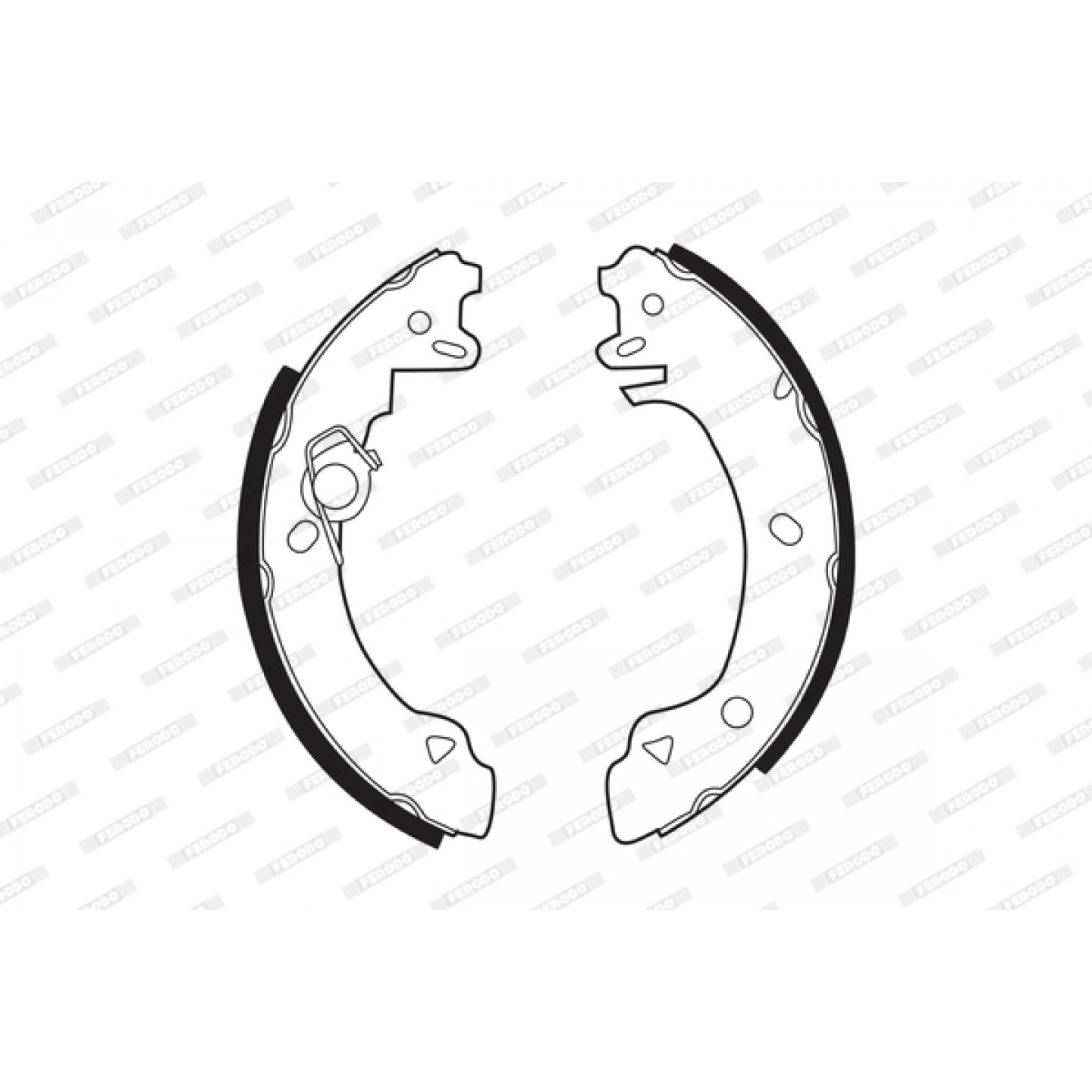 Bremsbackensatz FERODO FSB266