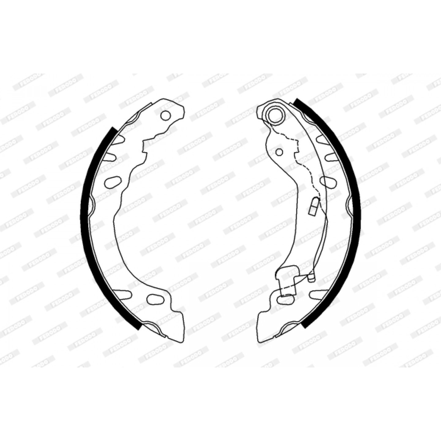 Bremsbackensatz FERODO FSB688