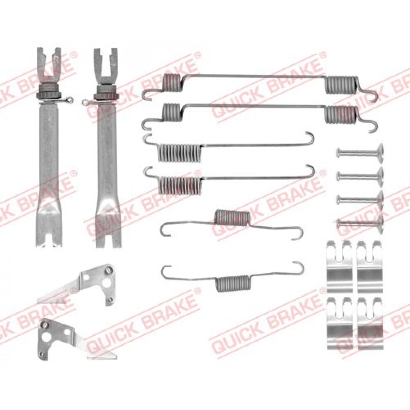Sada příslušenství, brzdové čelisti QUICK BRAKE 105-0030S