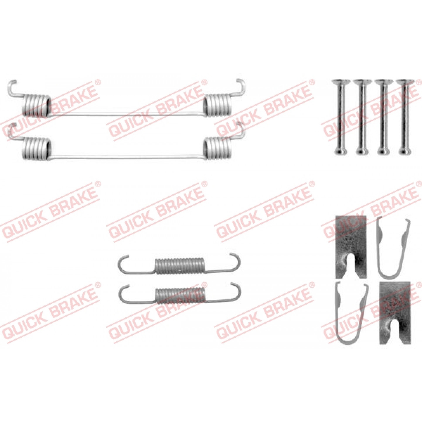 Kit accessori, Ganasce freno QUICK BRAKE 105-0042