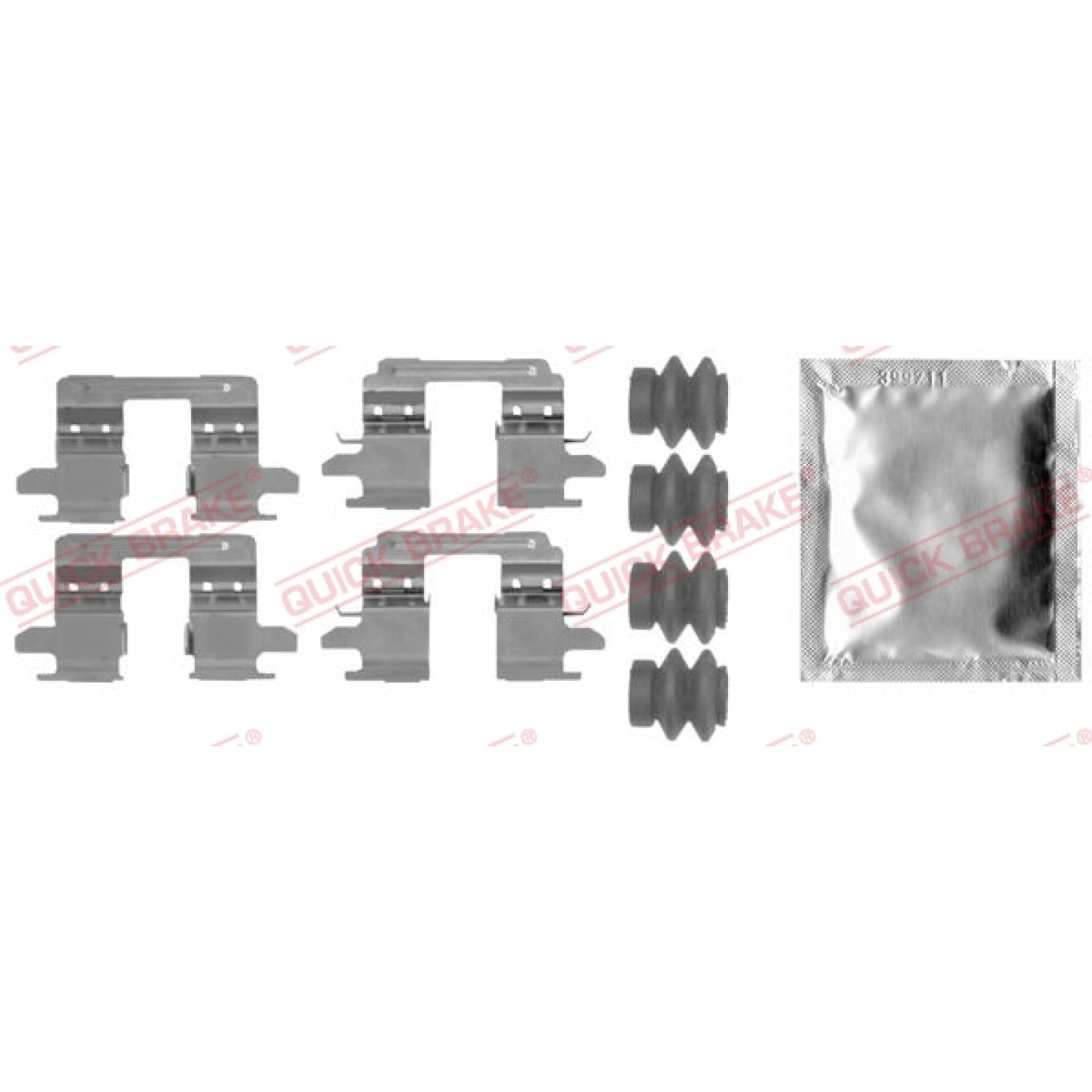 ATE 13.0460-5843.2 Kit pastiglie freni con lamierino anticigolío
