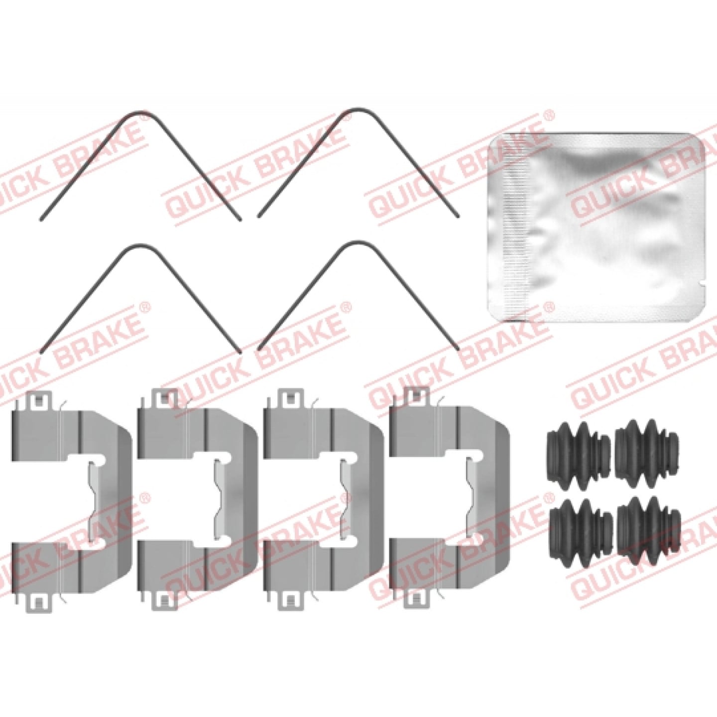Sada příslušenství, obložení kotoučové brzdy QUICK BRAKE 109-0173