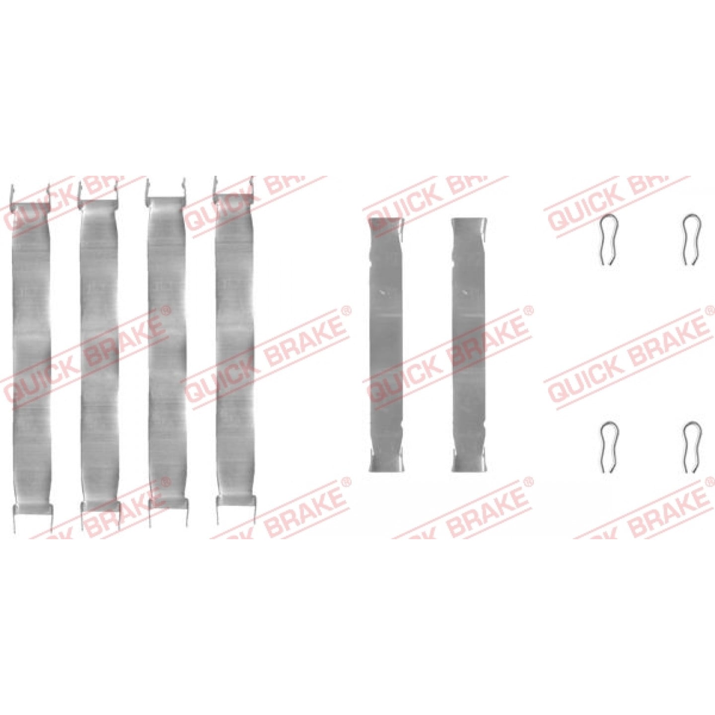 Sada příslušenství, obložení kotoučové brzdy QUICK BRAKE 109-0937