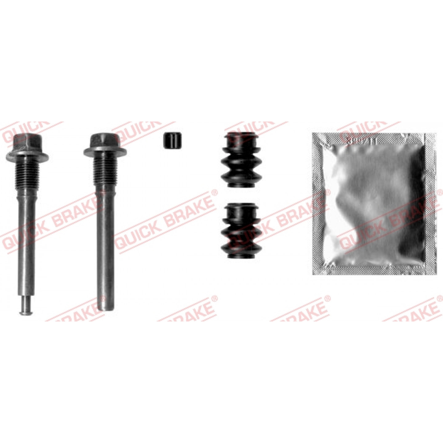 Originale Metzger Set Accessori Pinza Freno 113-1407 per Mazda