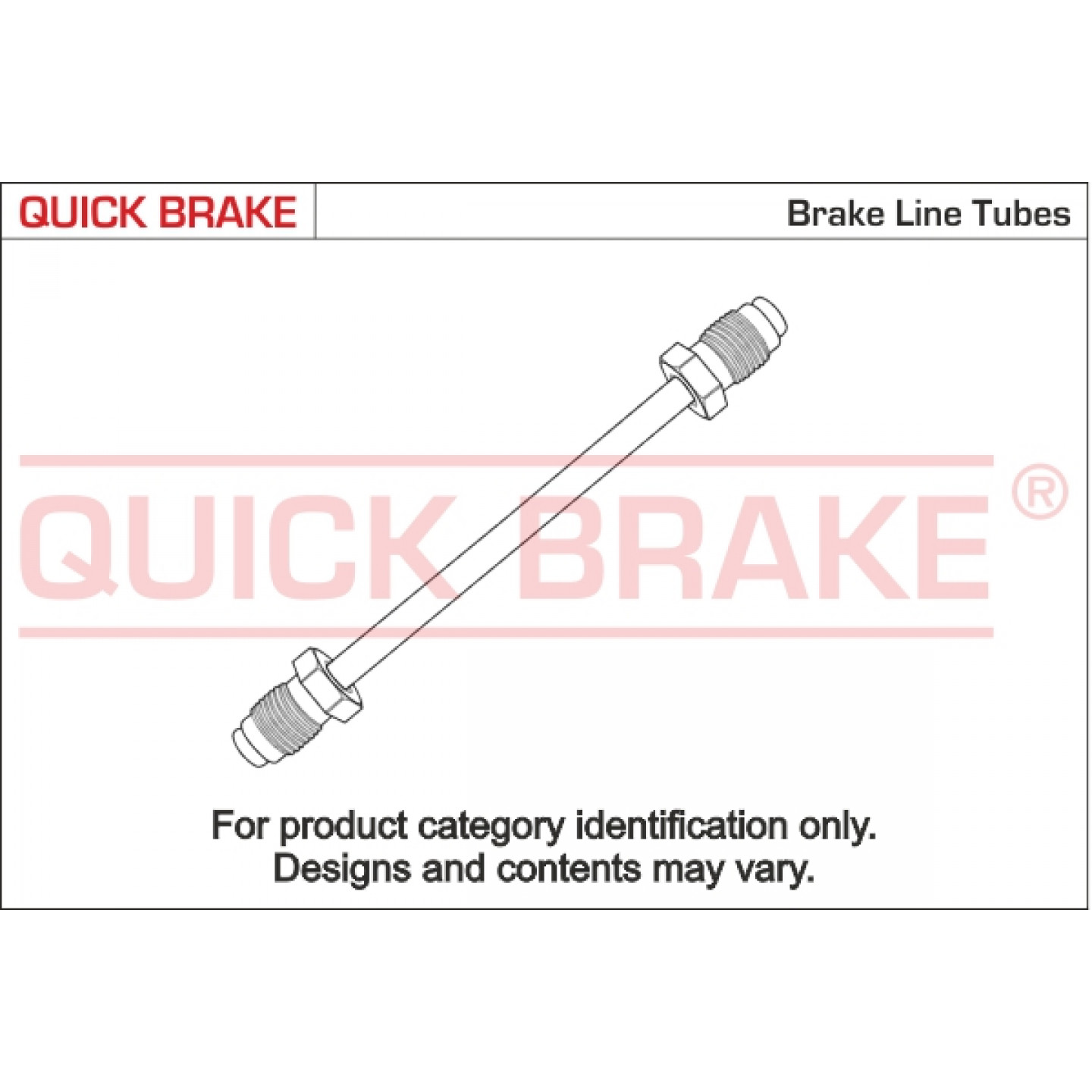 Brzdové vedení QUICK BRAKE CU-0760A-A