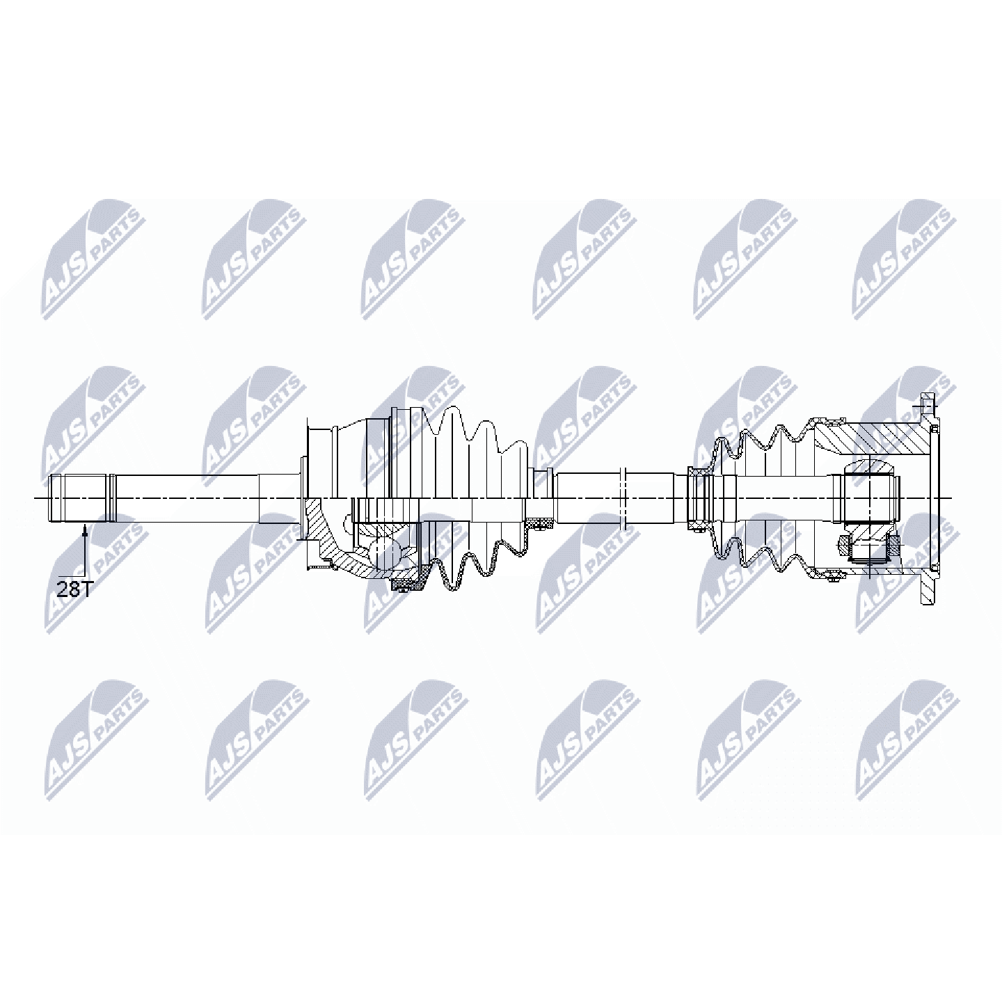 Hnací hřídel NTY NPW-NS-086